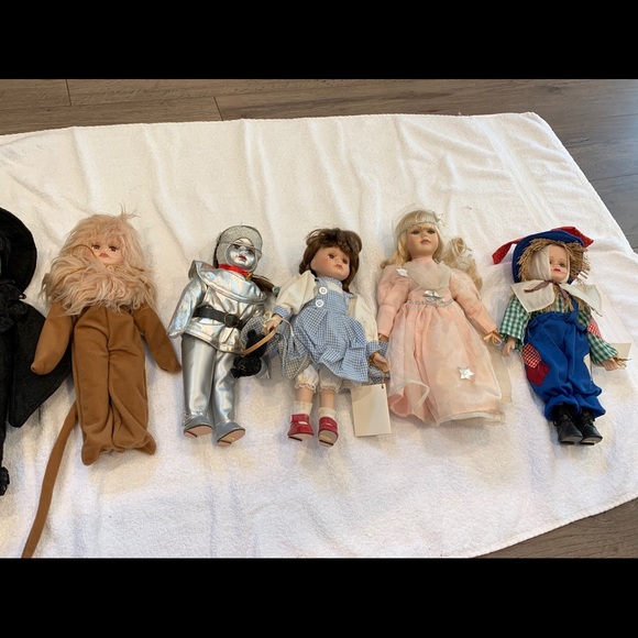 wizard of oz porcelain doll set